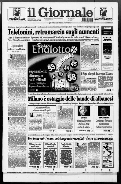 Il giornale : quotidiano del mattino